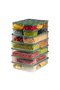 Hermia Set de 20 cajas de almacenaje YBLLA20LI - Verde